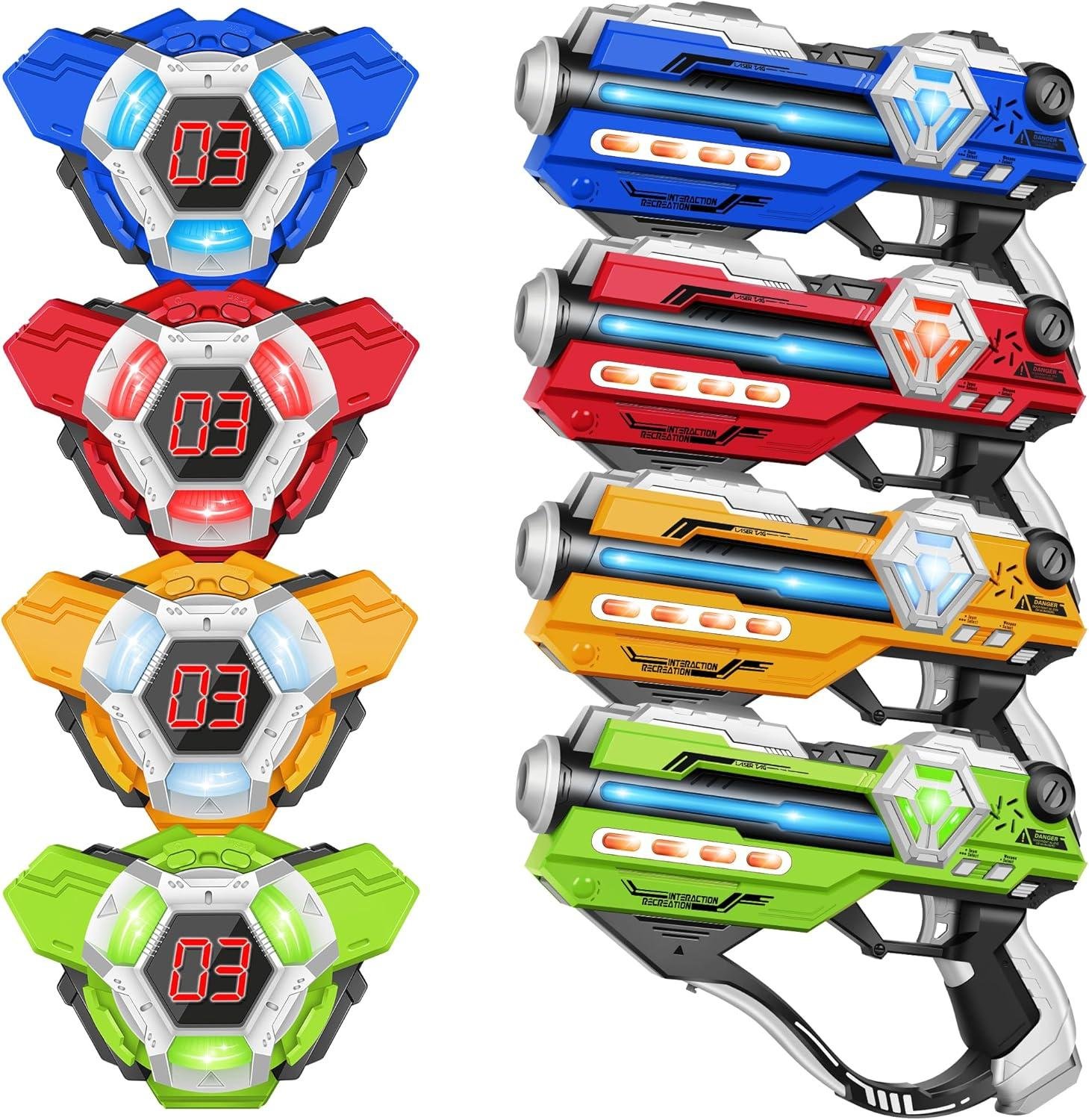 We Review a 4-Gun Laser Tag Set with LED Vests