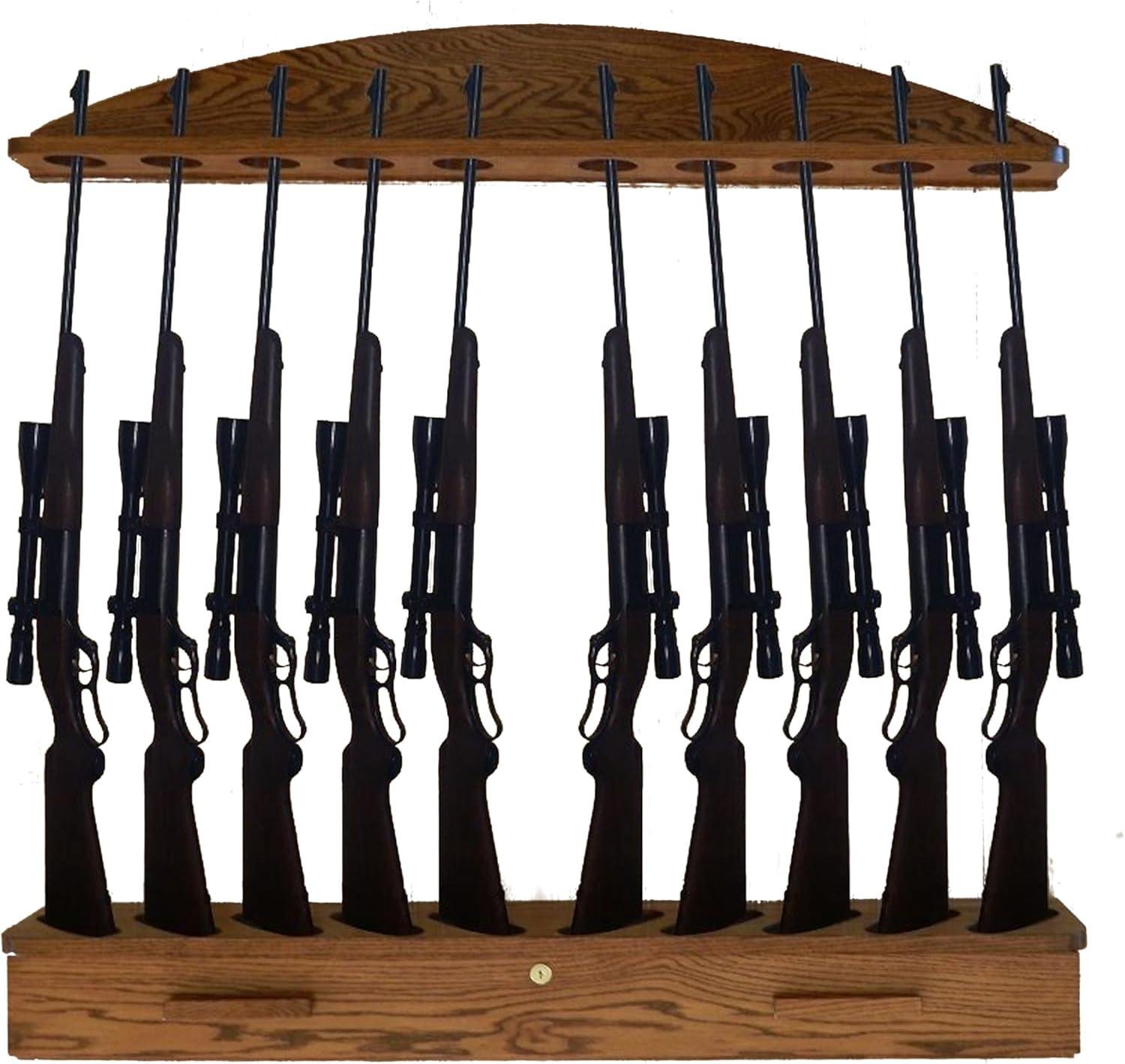A Timeless Touch: Our Elegant Oak gun Rack Review