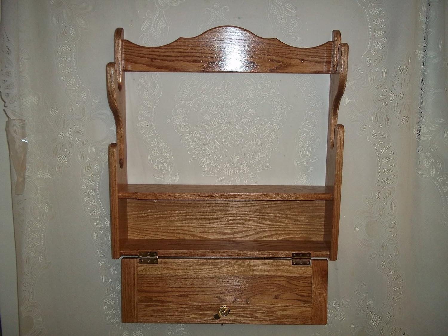 Elegance Meets Utility: our Handmade Red Oak Gun Rack