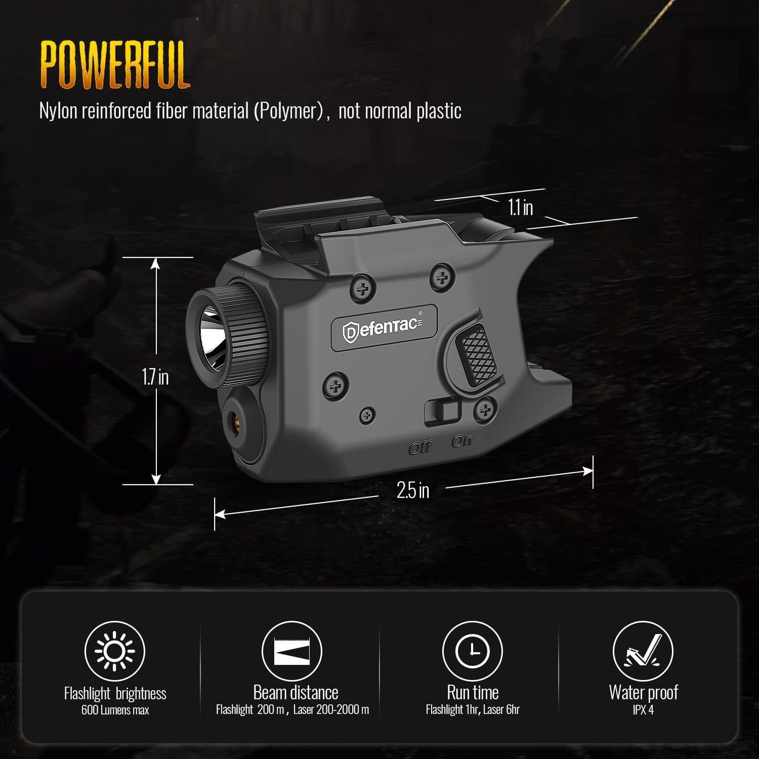 We test Defentac's Hellcat-Only 600lm Light/Laser