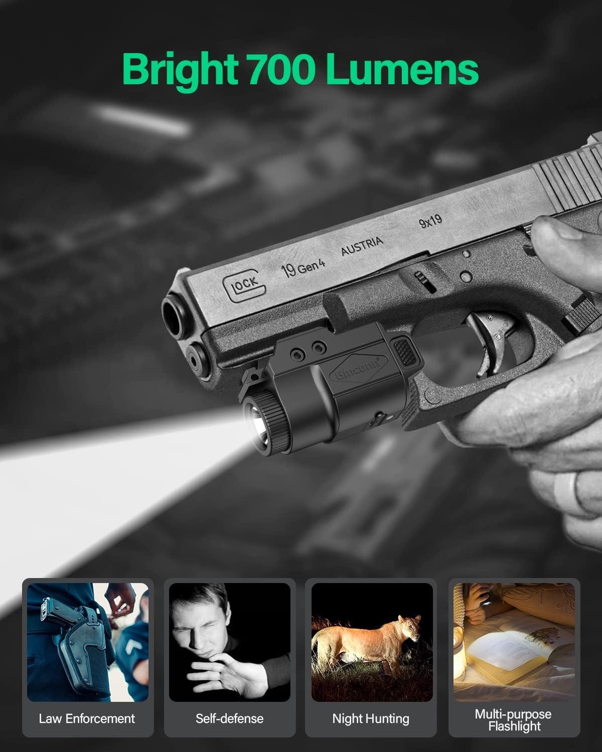 Our Take on Gmconn's 700-Lumen ‌Compact Pistol Light