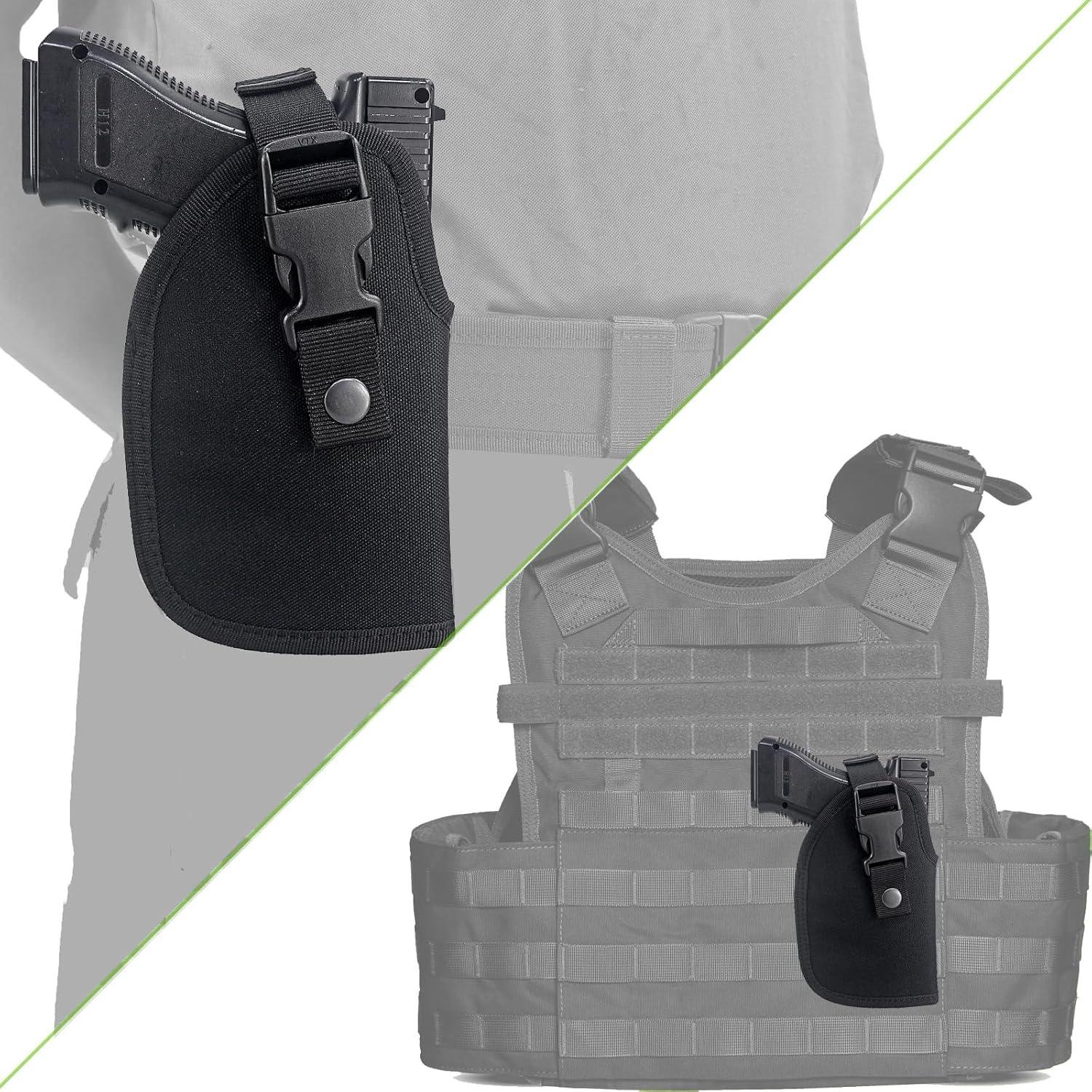 Field Carry: our⁣ MOLLE OWB Holster for Light/Optics