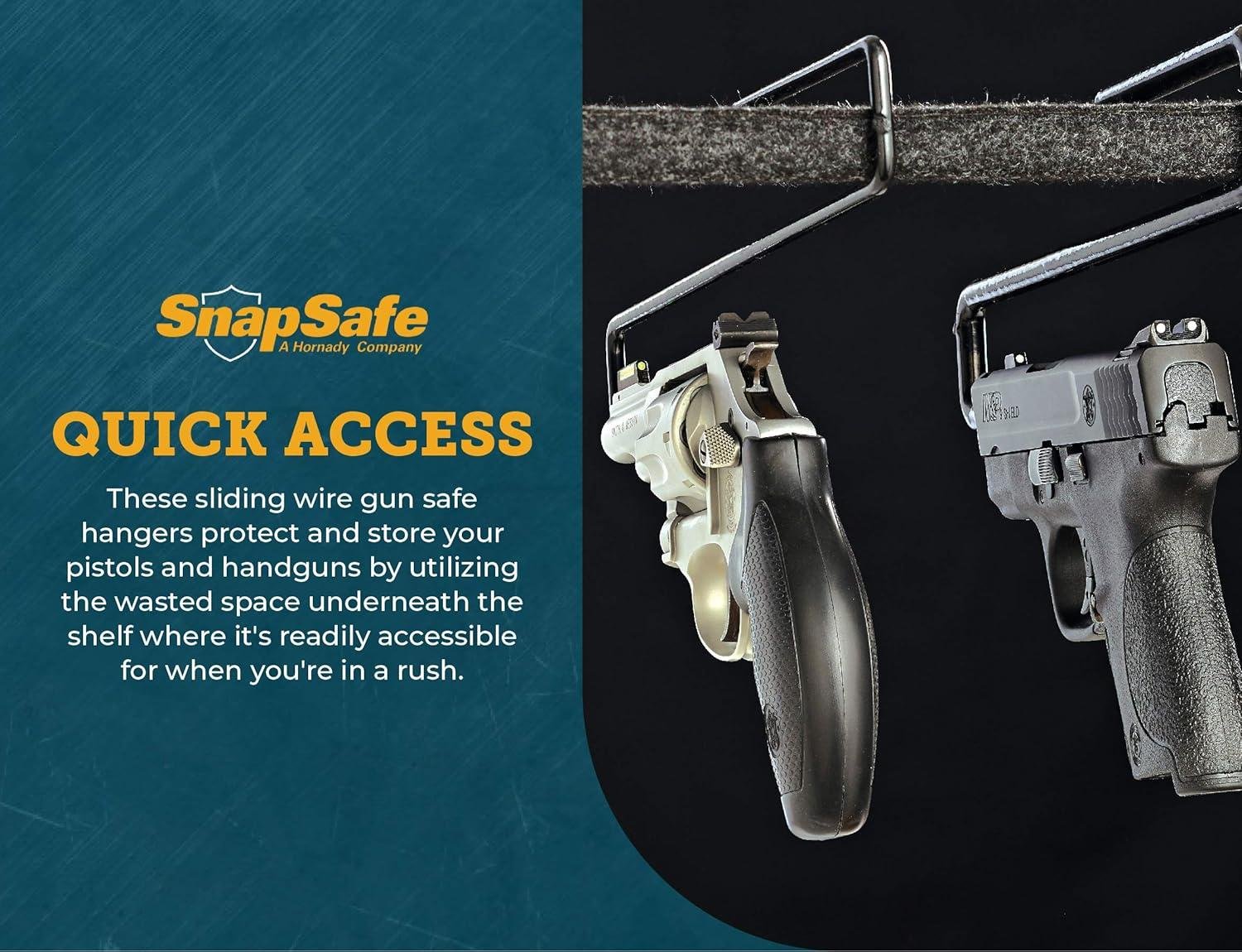 Maximize space & Protect Guns: SnapSafe Hangers Review