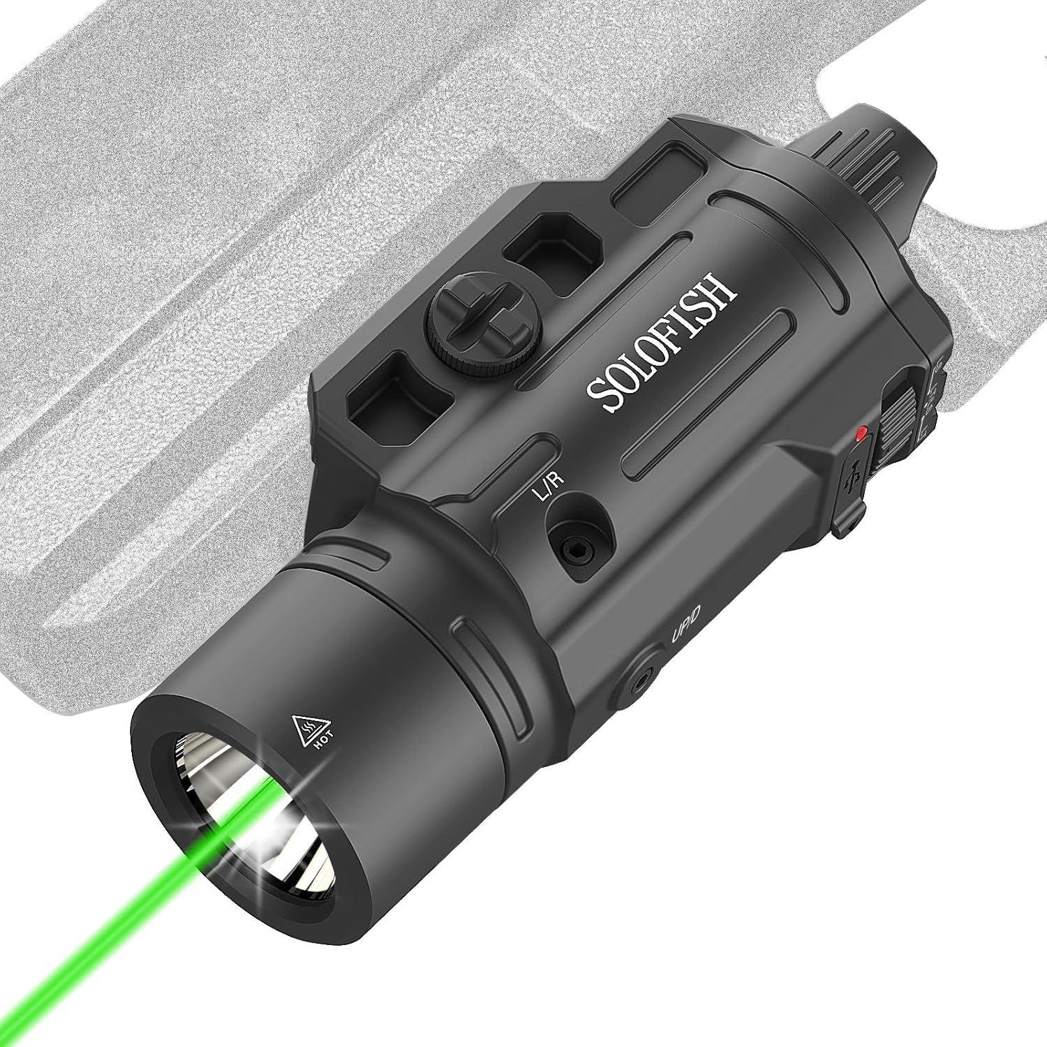 we Review the Solofish 1500lm Pistol light +⁣ Green Beam