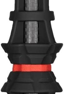 OCTANE QDS9 Durable Lightweight Quick Disconnect System Carbon Rod 9" Bow Stabilizer with Color Rings & Adjustable Wrist Sling for Archery, Hunting