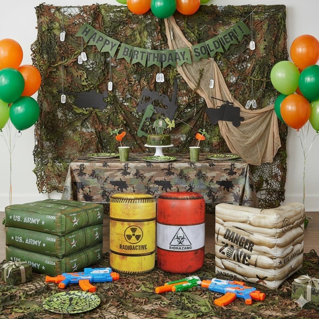 We Field-Test the Combat Battlefield Inflatables