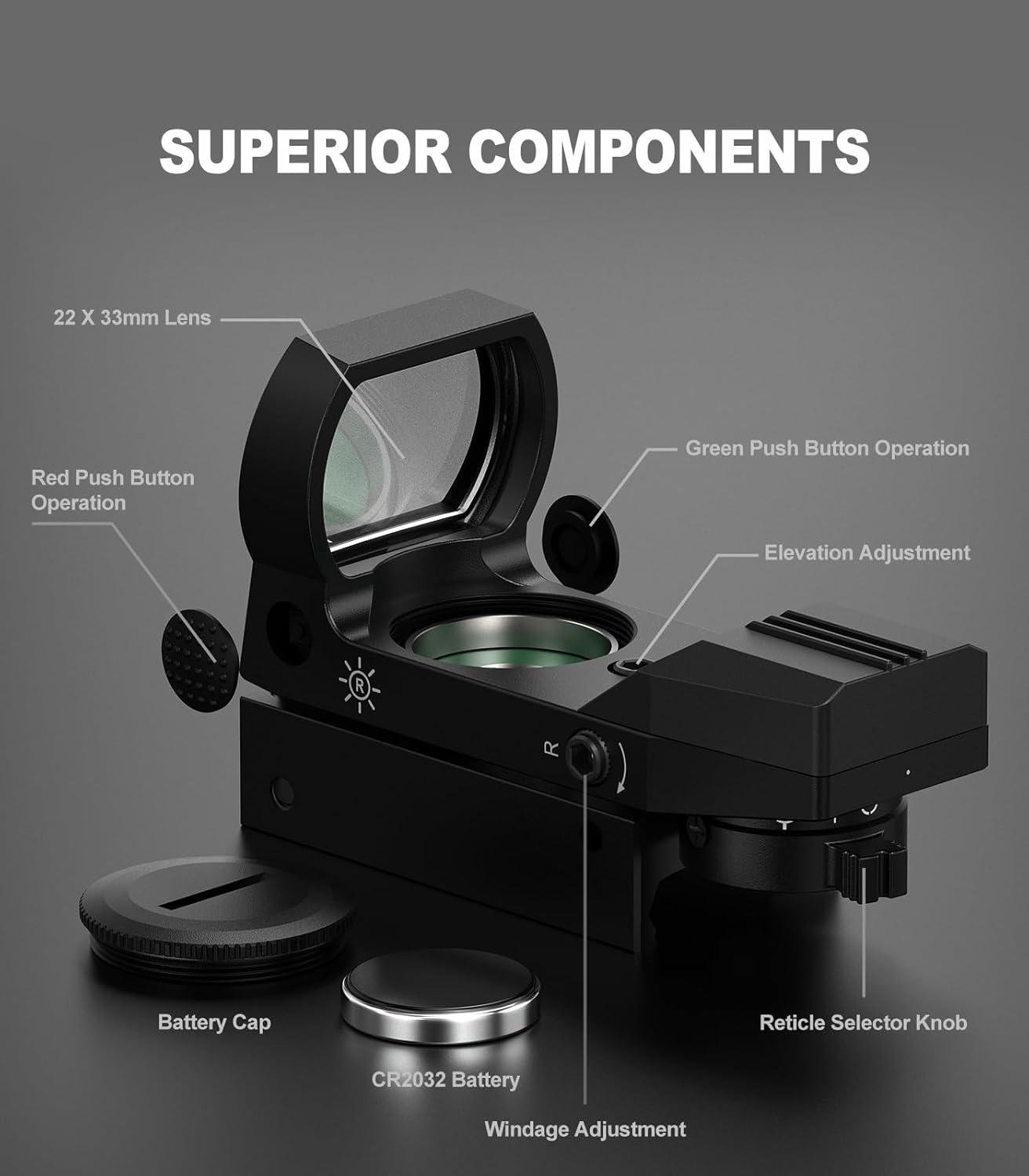 We Review Feyachi's Red/Green⁤ Shake-Awake Reflex sight