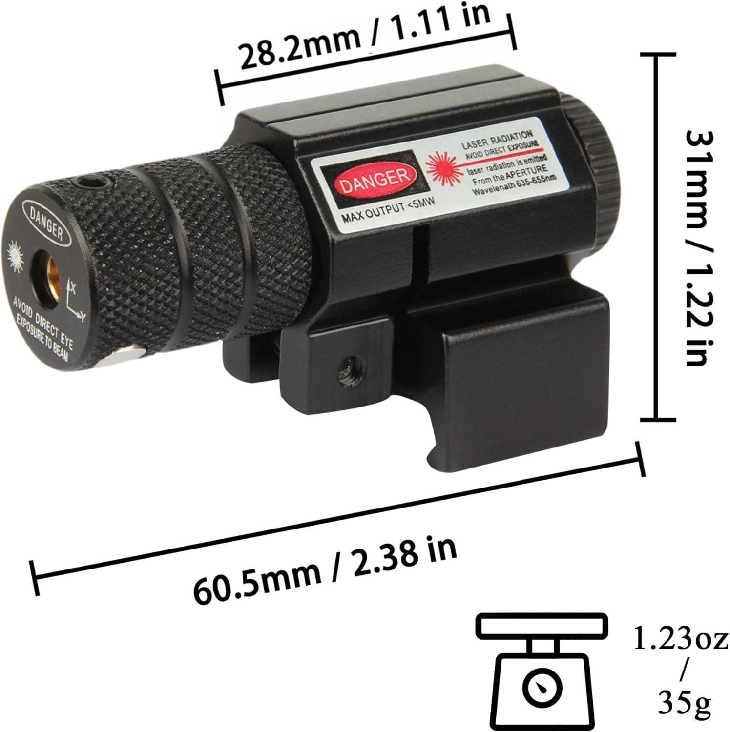 We Zero In: KASENTE Red Laser with Picatinny Mount