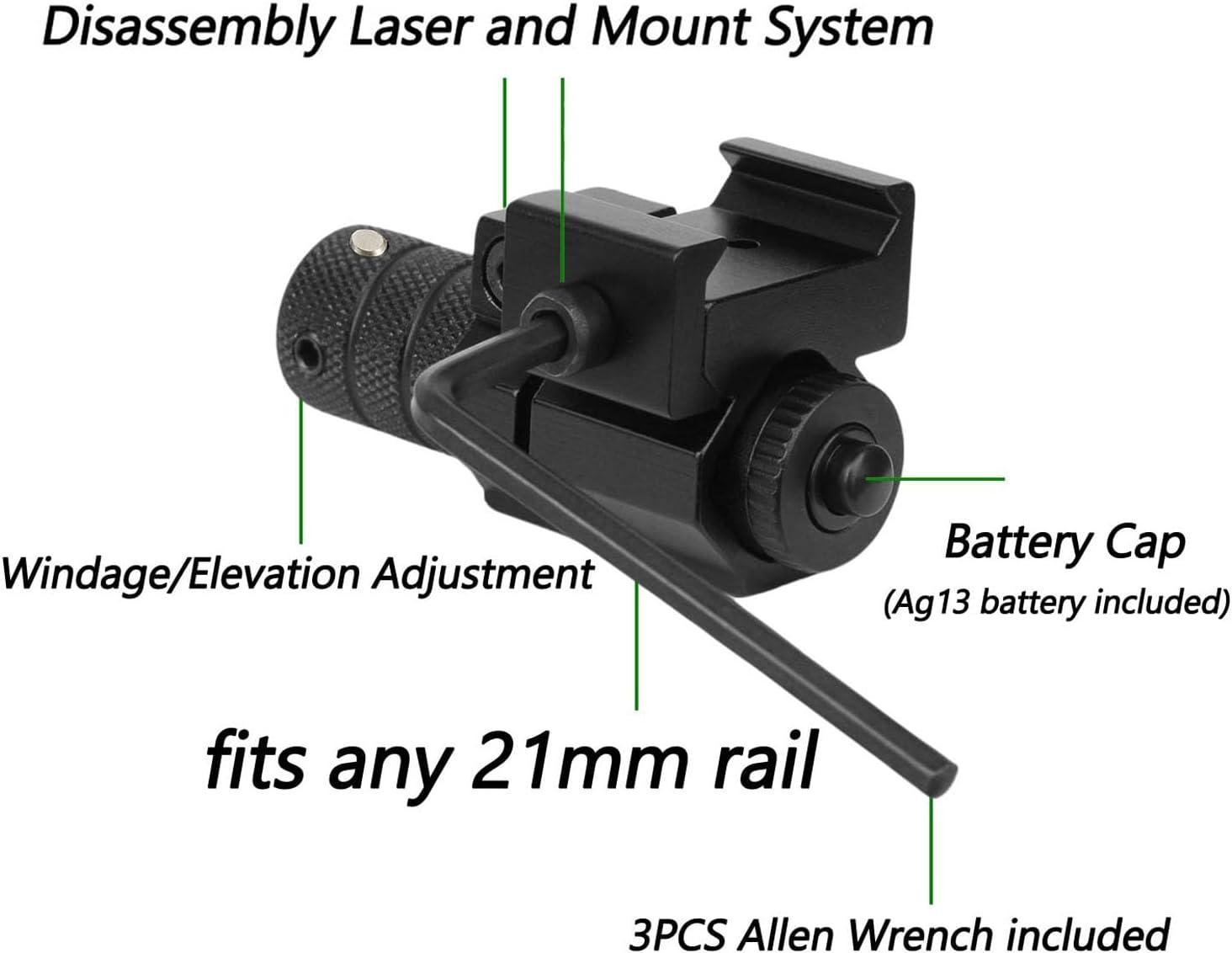 we Zero In: KASENTE Red Laser with⁣ Picatinny Mount
