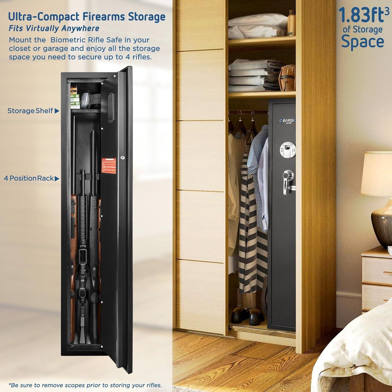 Our Experience with Barska's Silent biometric Gun Safe