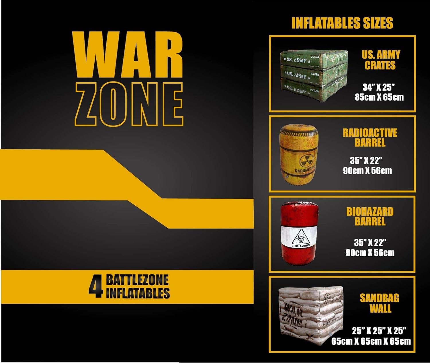 We Field-Test the Combat Battlefield Inflatables