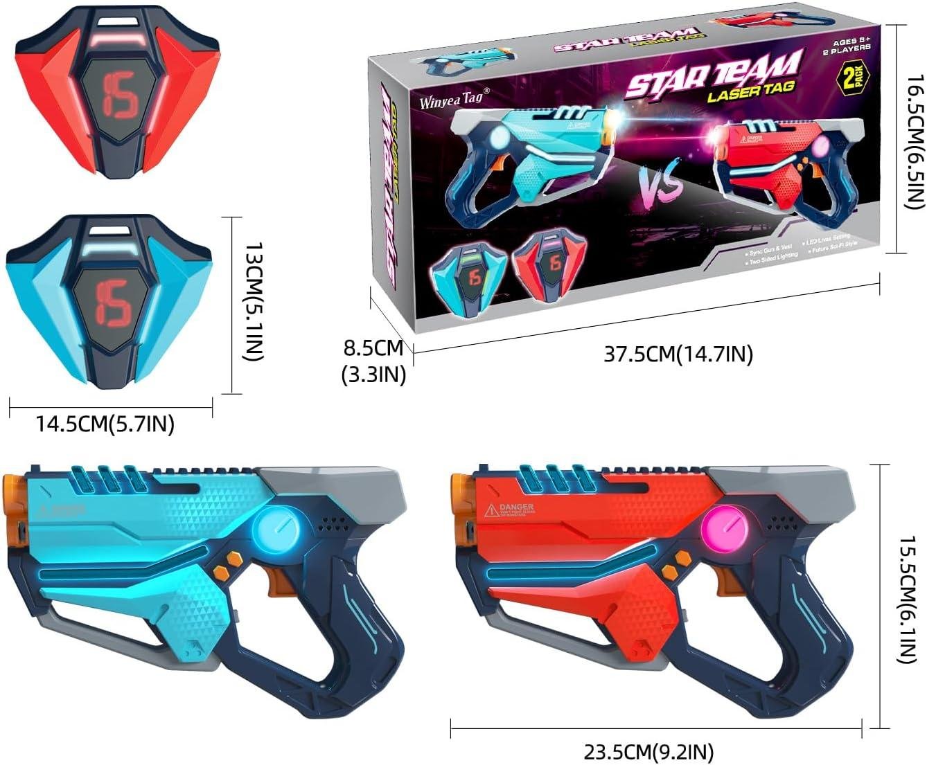 We Test a Sci‑Fi Laser Tag duo with LED Vests