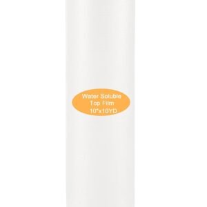 New brothread Light Weight Clear Wash Away - Water Soluble Embroidery Topping Film - 10"x10 Yd roll - Cut into Various Sizes for Machine Embroidery and Hand Sewing