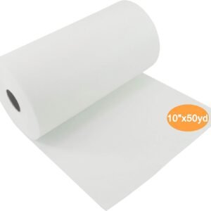 New brothread Cut Away Machine Embroidery Stabilizer Backing 10" x 50 Yd roll - Medium Weight 2.5 Ounce - Cut into Variable Sizes - for Machine Embroidery and Hand Sewing