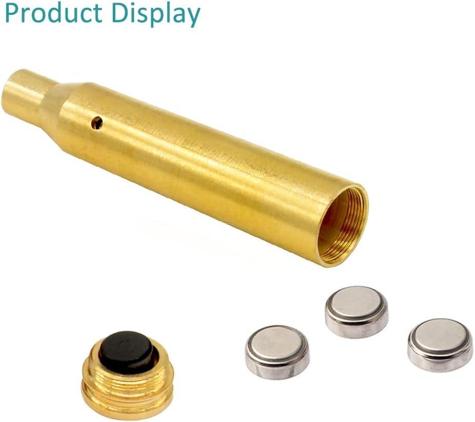 We Sight in with a .30-06/25-06/.270 red Laser Bore sighter