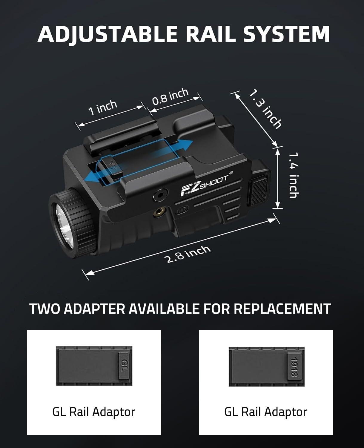 we Put EZshoot's 800-Lumen ⁢Pistol Light/Laser to ⁢Test