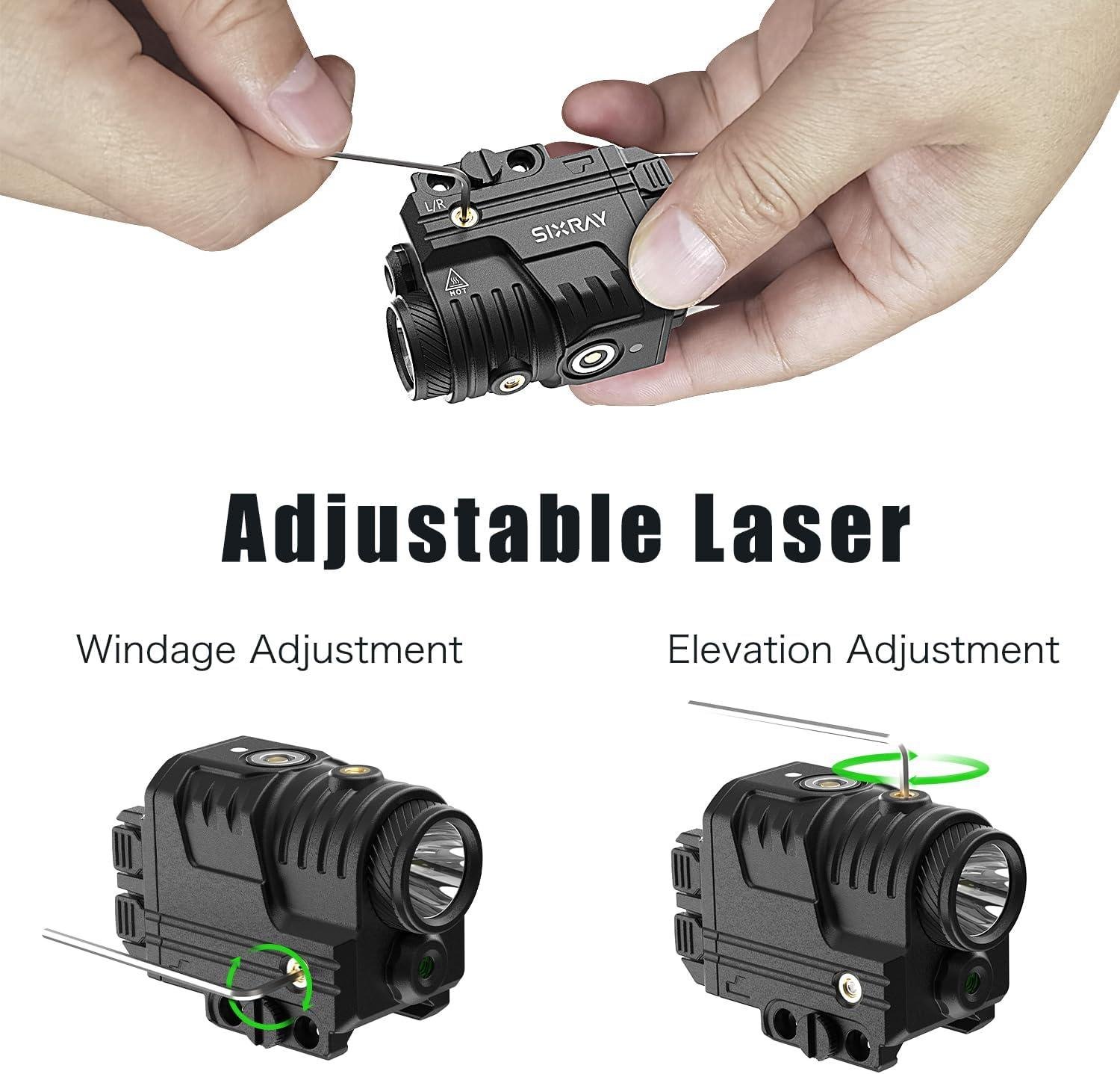 We review SIXRAY's 600-lumen ​Pistol Light-Laser Combo