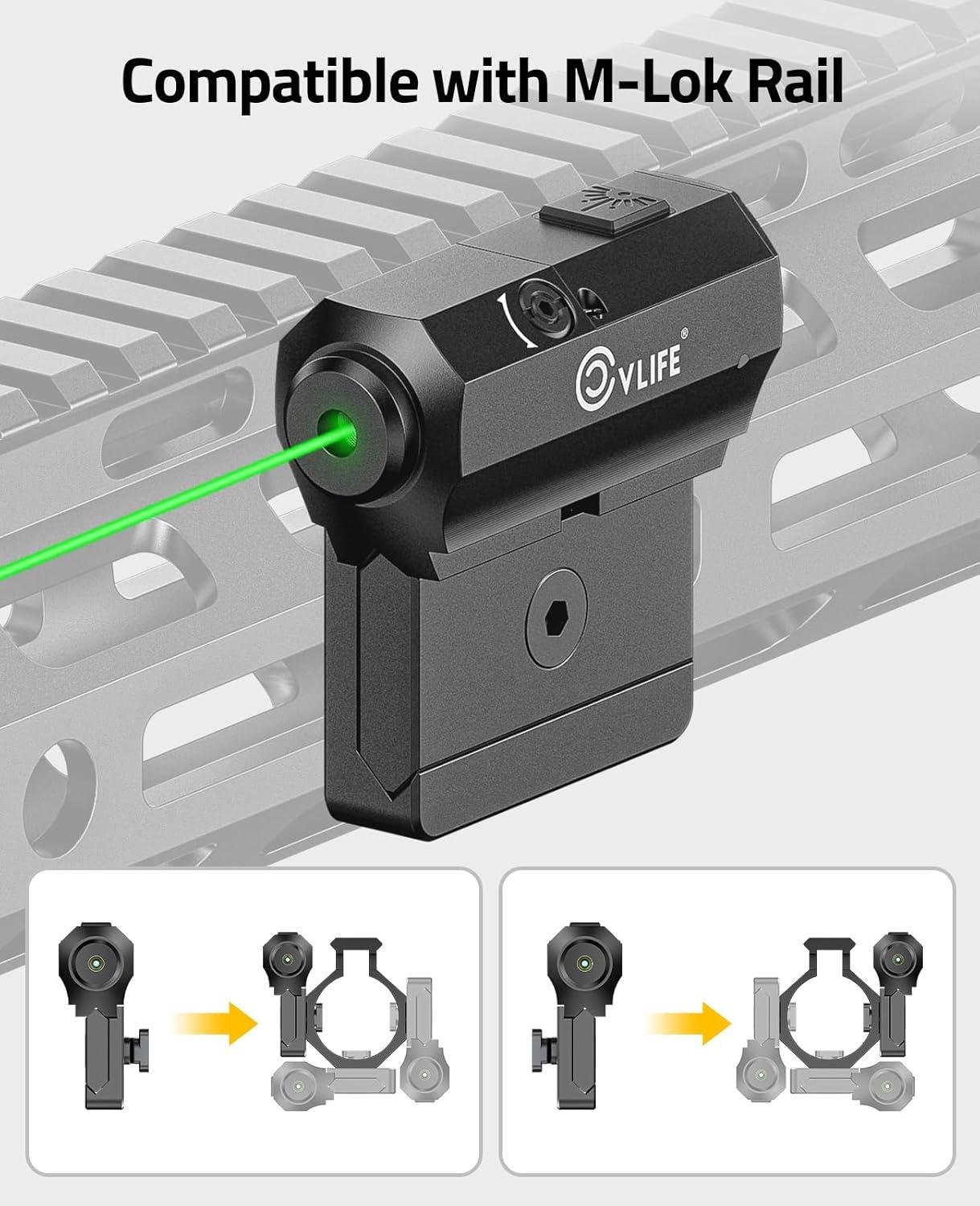 Our Review ​of CVLIFE's Rail-Ready Green/Red Laser