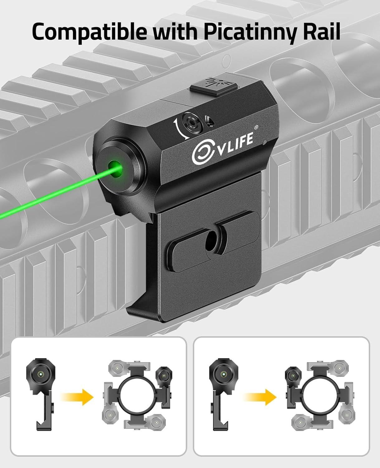Our Review of CVLIFE's Rail-Ready Green/Red Laser