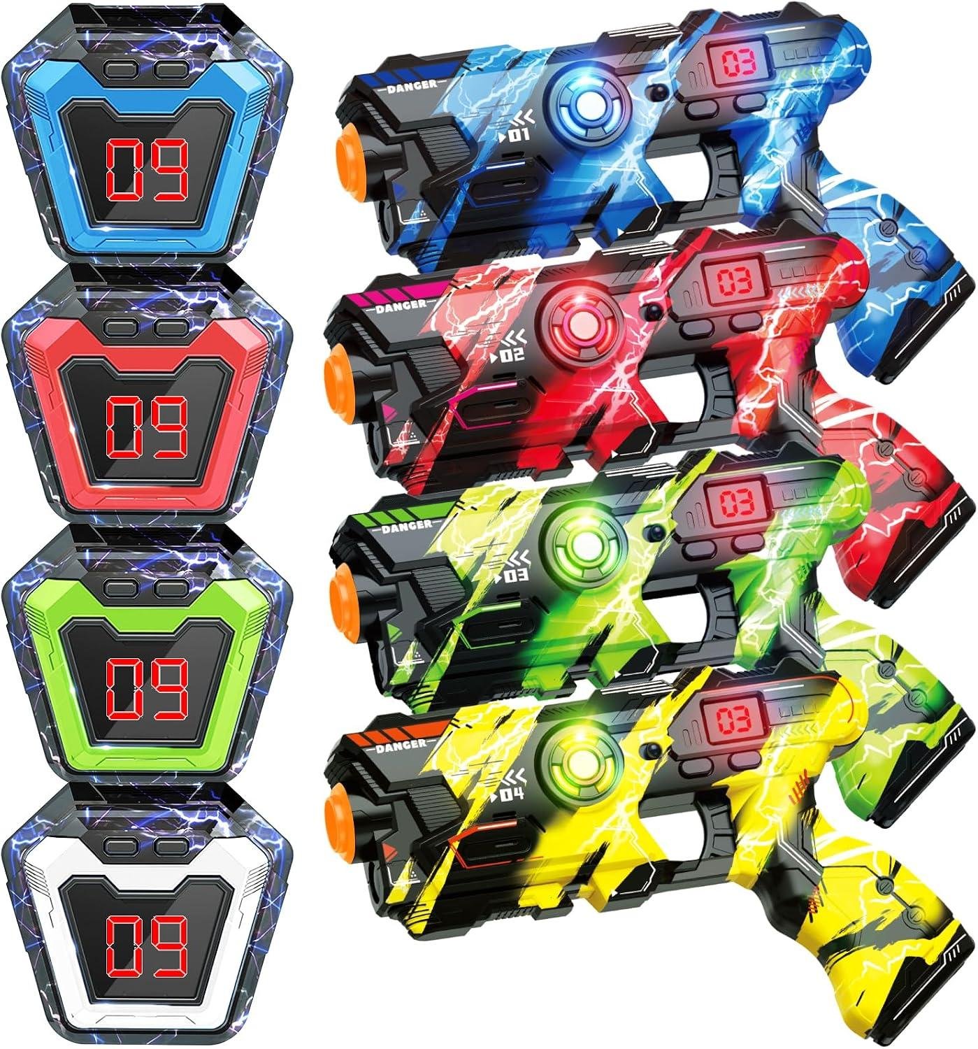 Our Review: BAIAI 4-Gun Laser Tag & LED Score Vests