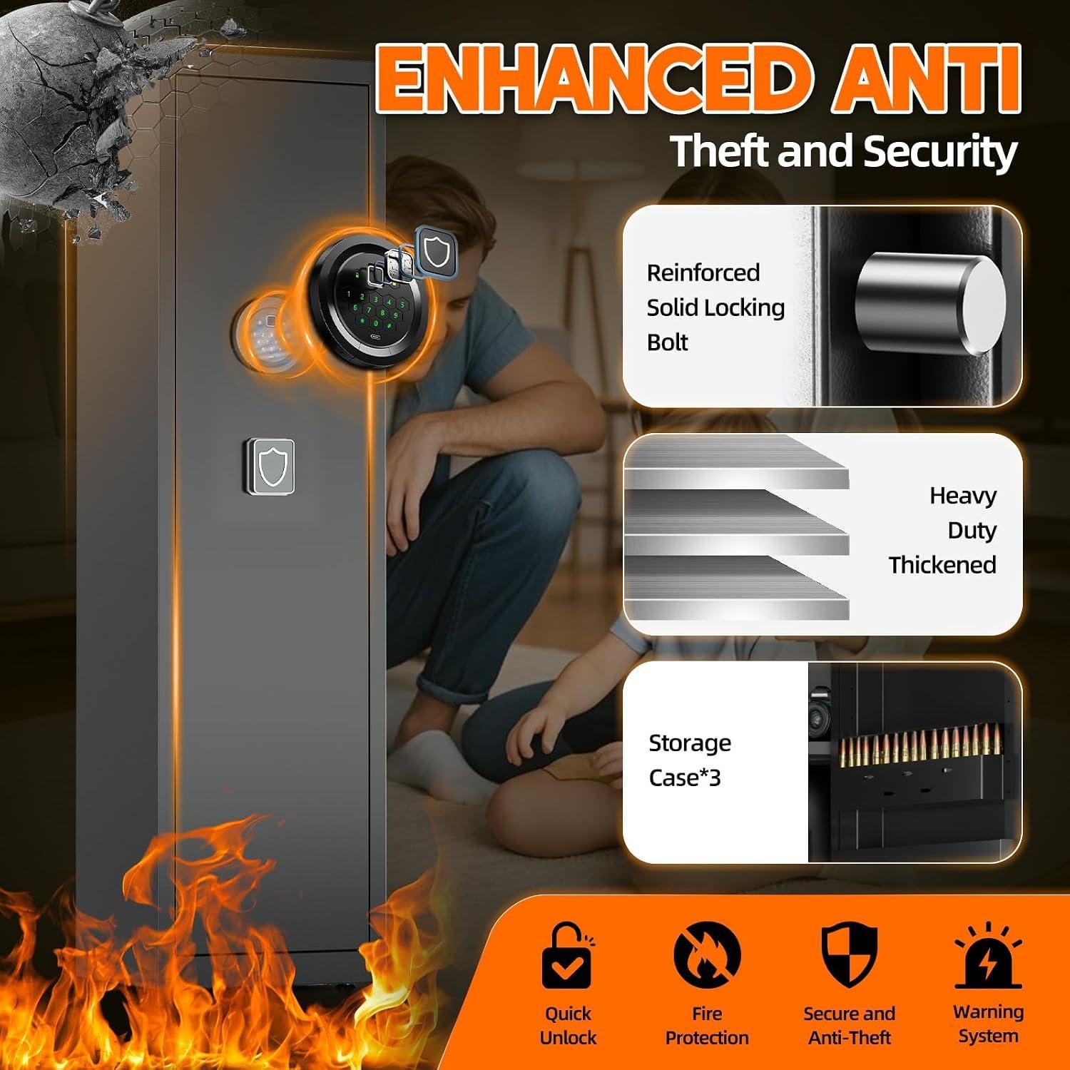 Securing Our Peace of Mind: A Deep Dive into Our 8-12 Gun Safe