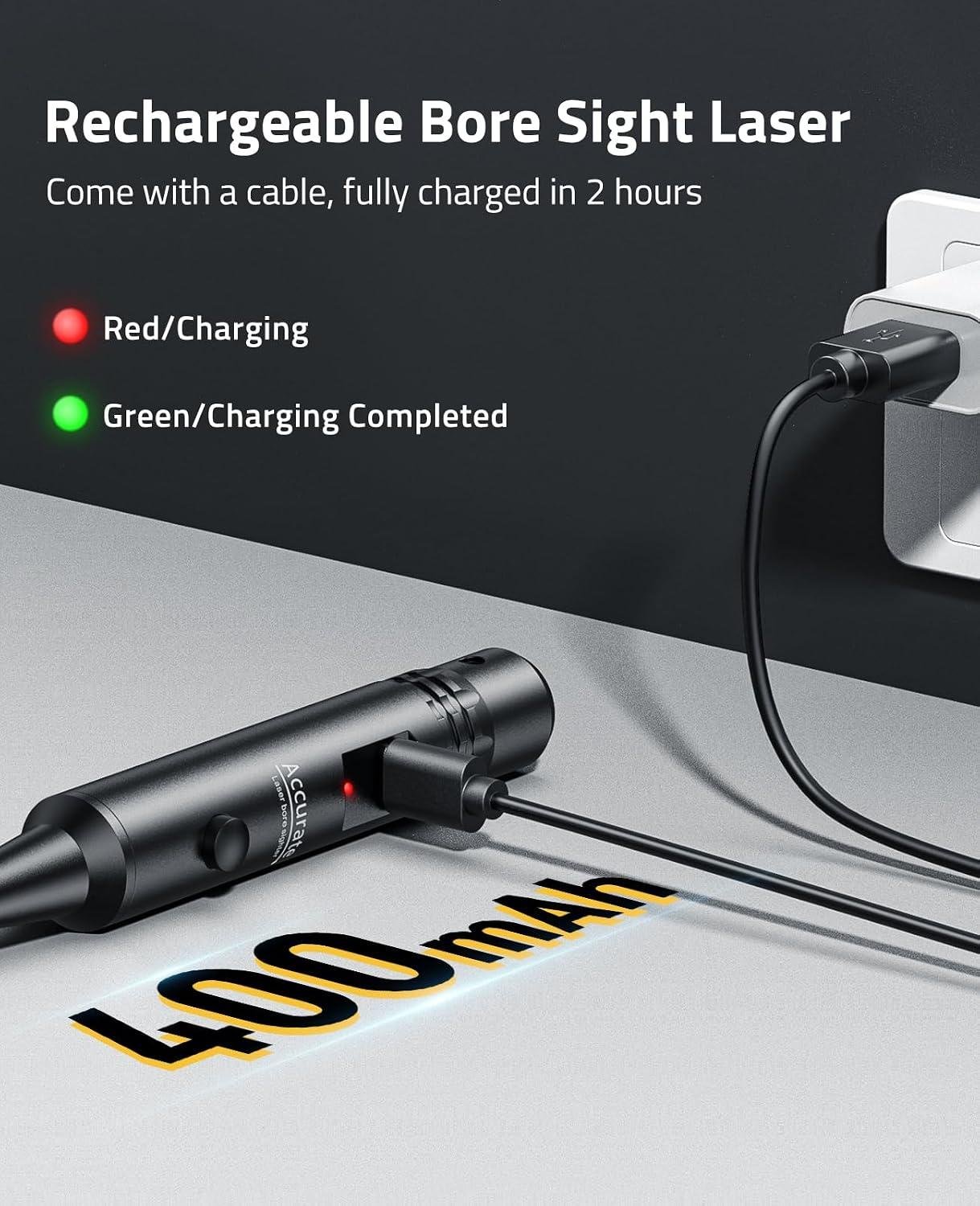 We⁢ Zero In: CVLIFE’s Rechargeable 64-Adapter Boresight