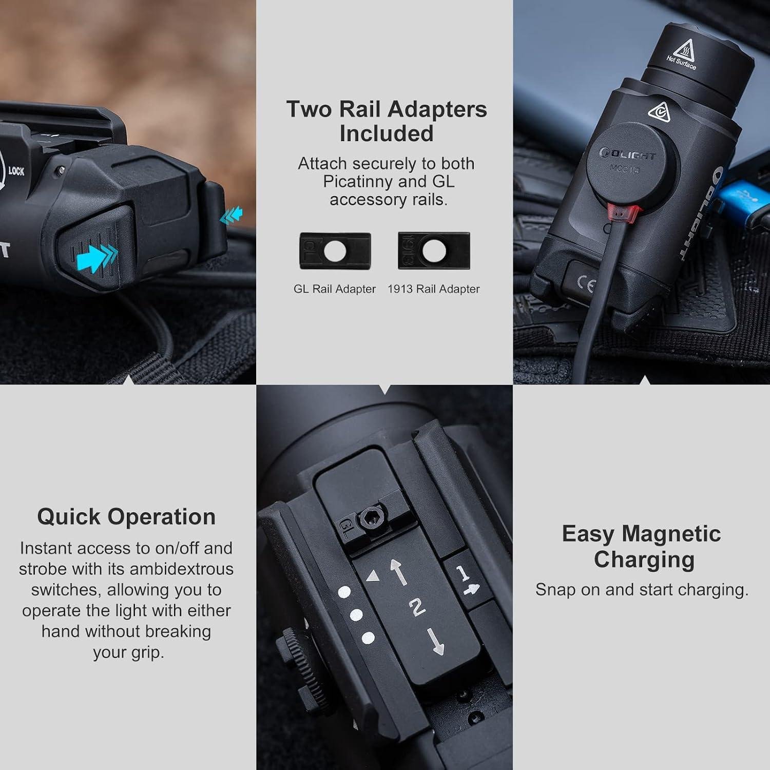 How We Lit the rails: OLIGHT PL-3R Valkyrie