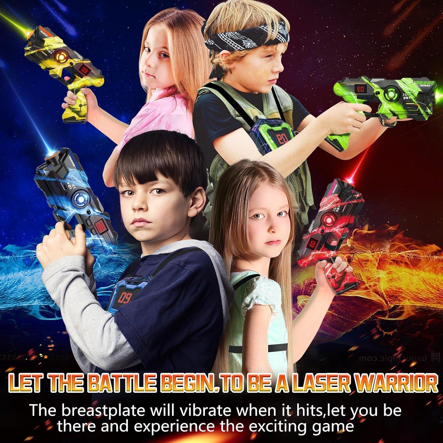 Our review: BAIAI 4-Gun Laser Tag & LED Score Vests