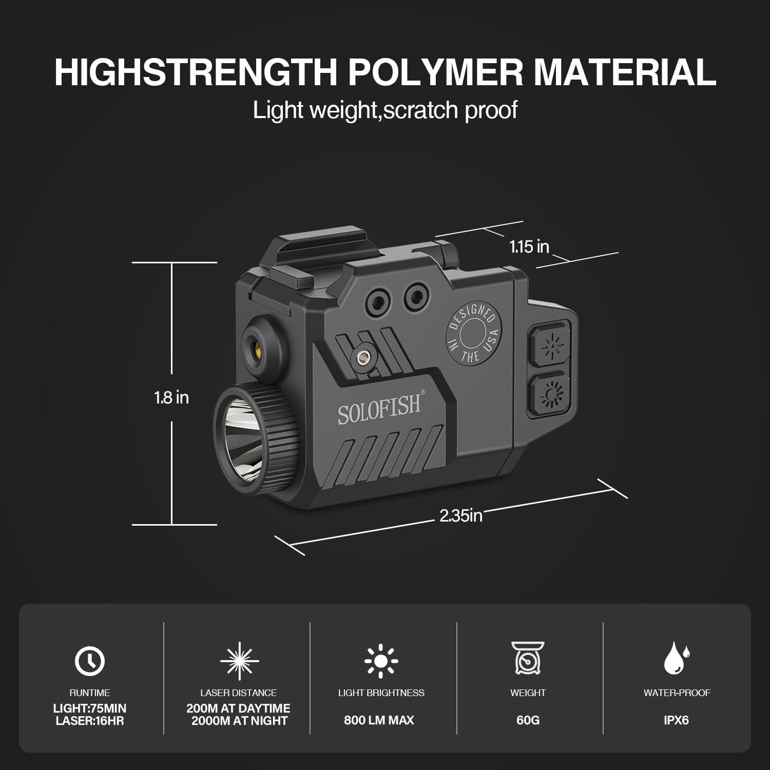 Our Review: Solofish 800-Lumen Strobe Laser Combo