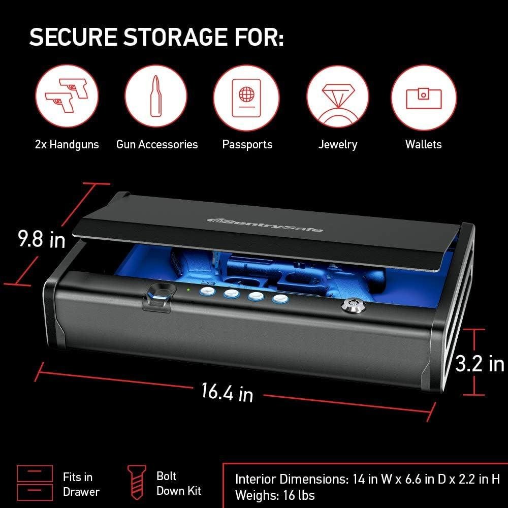 Explore the sentrysafe QAP2BEL: Biometric Access Redefined