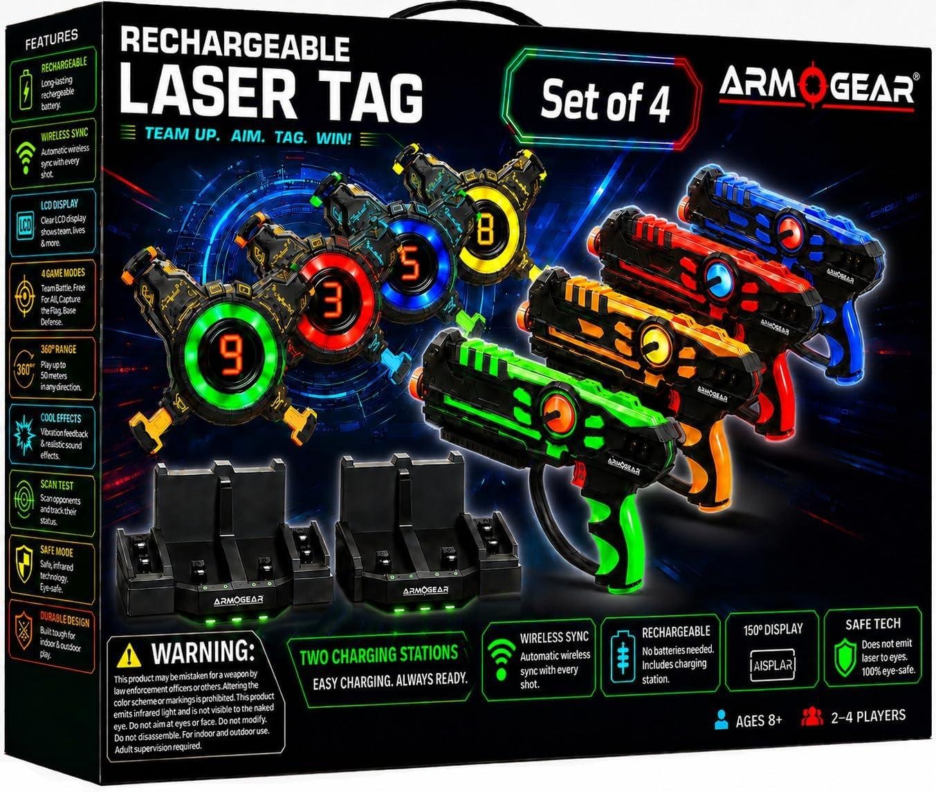 our Backyard Battles with ArmoGear Laser Tag Vests