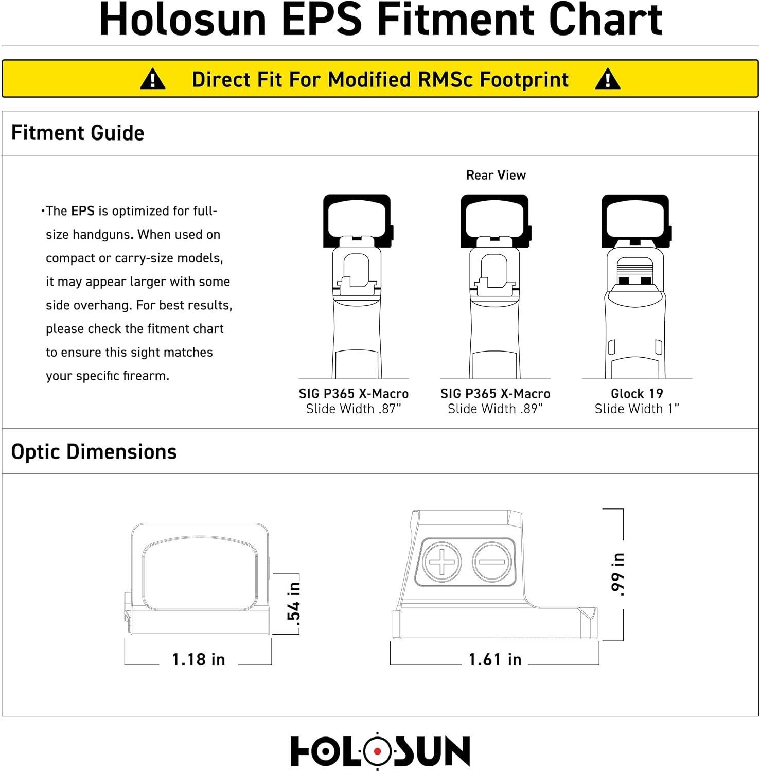 Our Review of Holosun EPS: Closed-Emitter, Full-Size