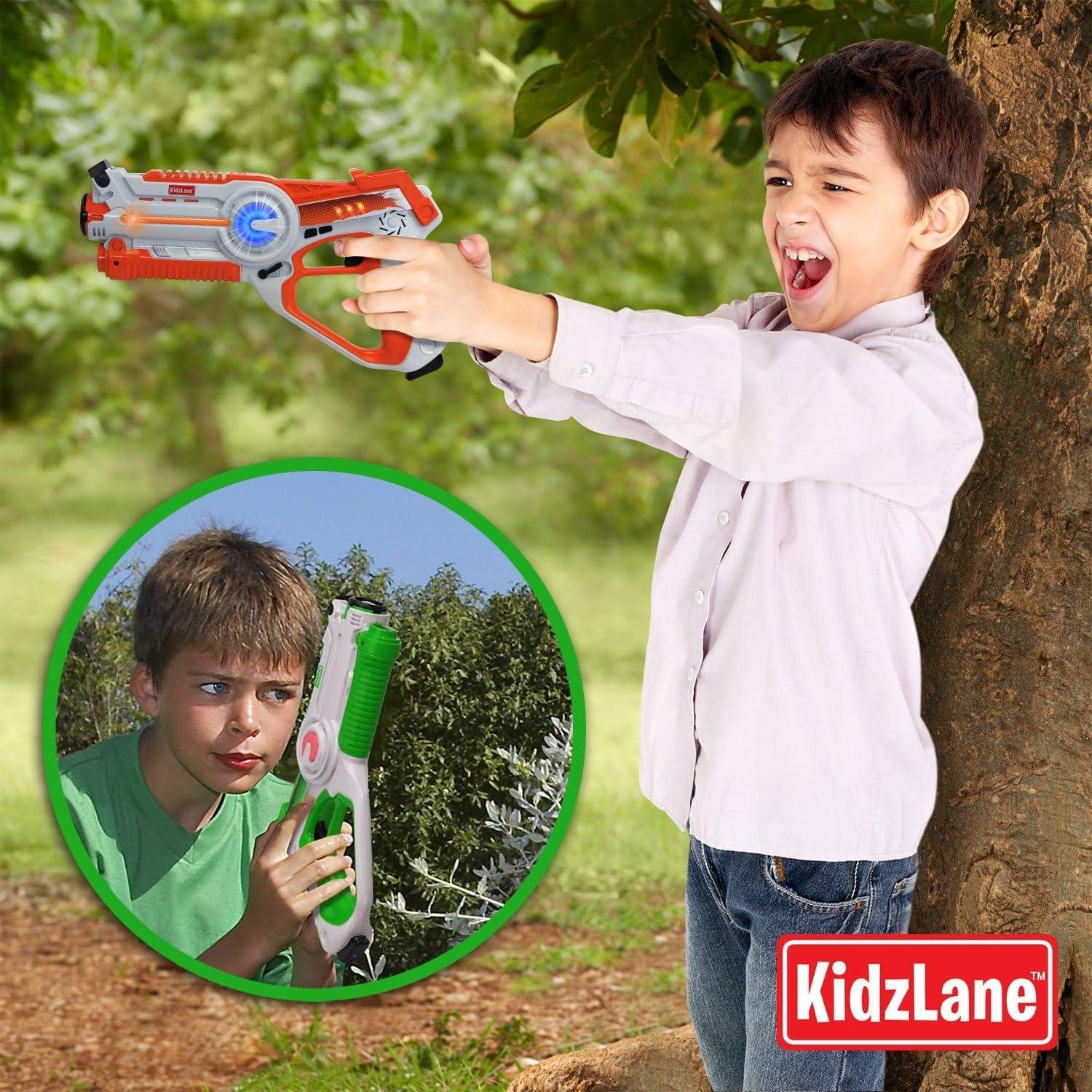 Our Take on Kidzlane Laser Tag: 130 ft, 4 Modes