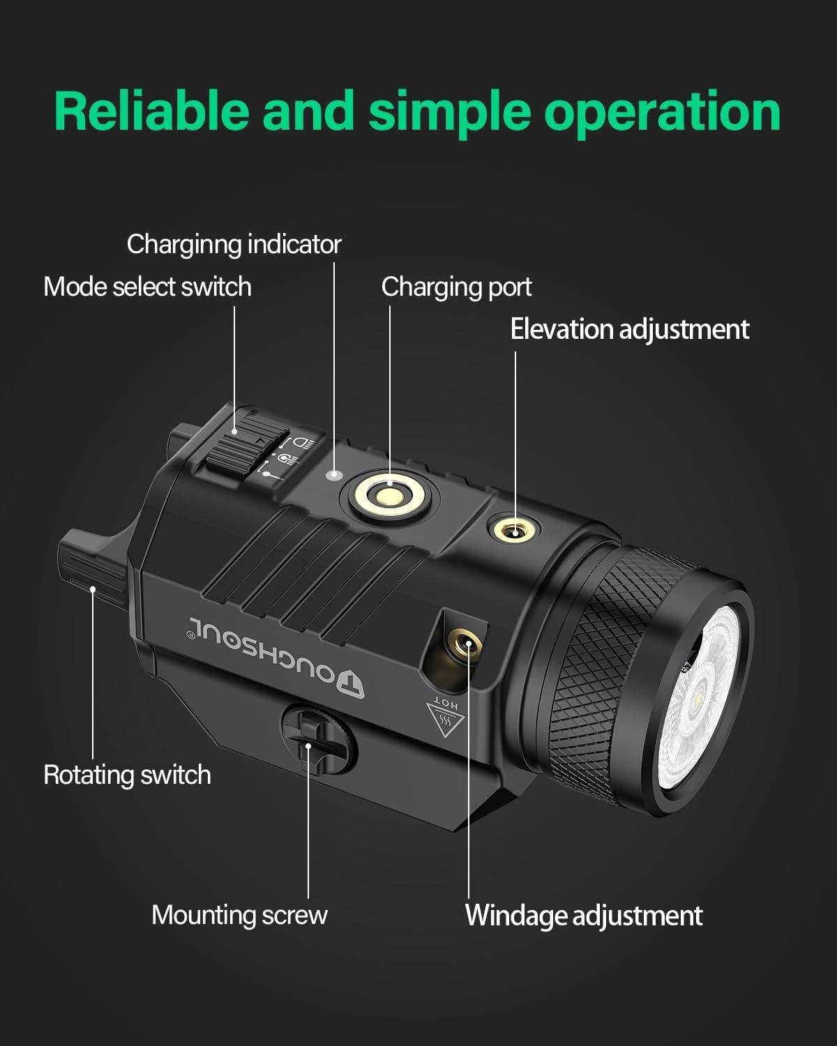 We Test the TOUGHSOUL 1200L Pistol Light & Laser