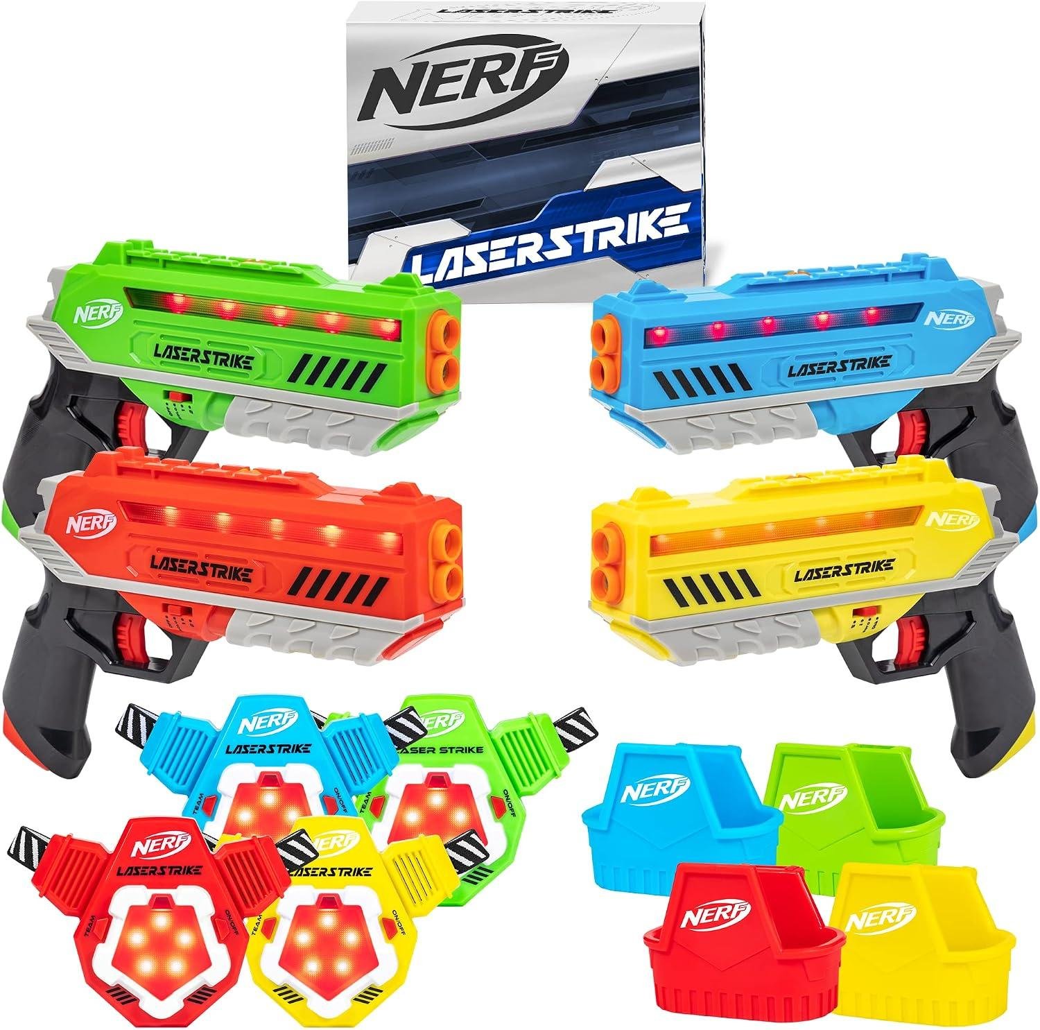 We Put NERF Laser Strike 4-Player Tag to the Test
