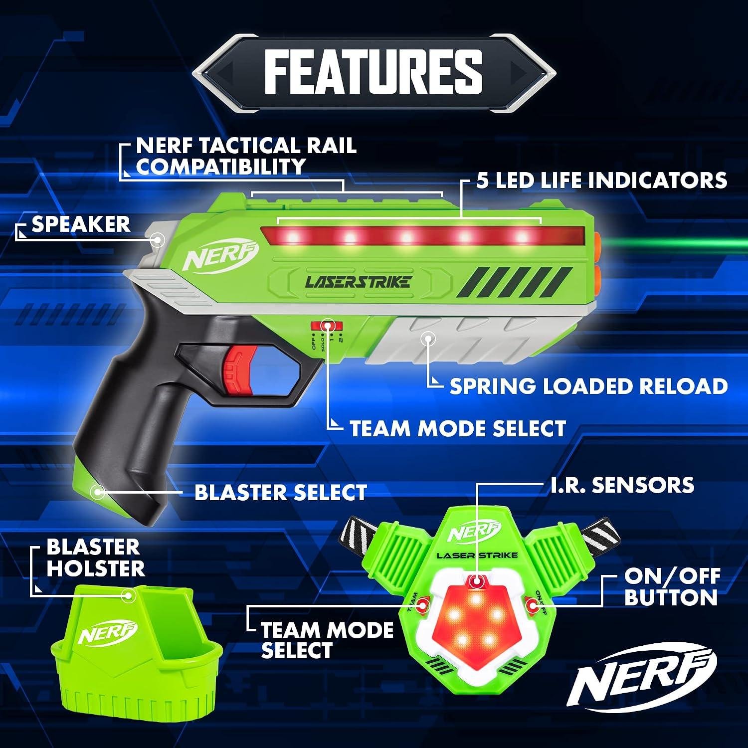 We Put NERF Laser Strike 4-Player Tag to the Test