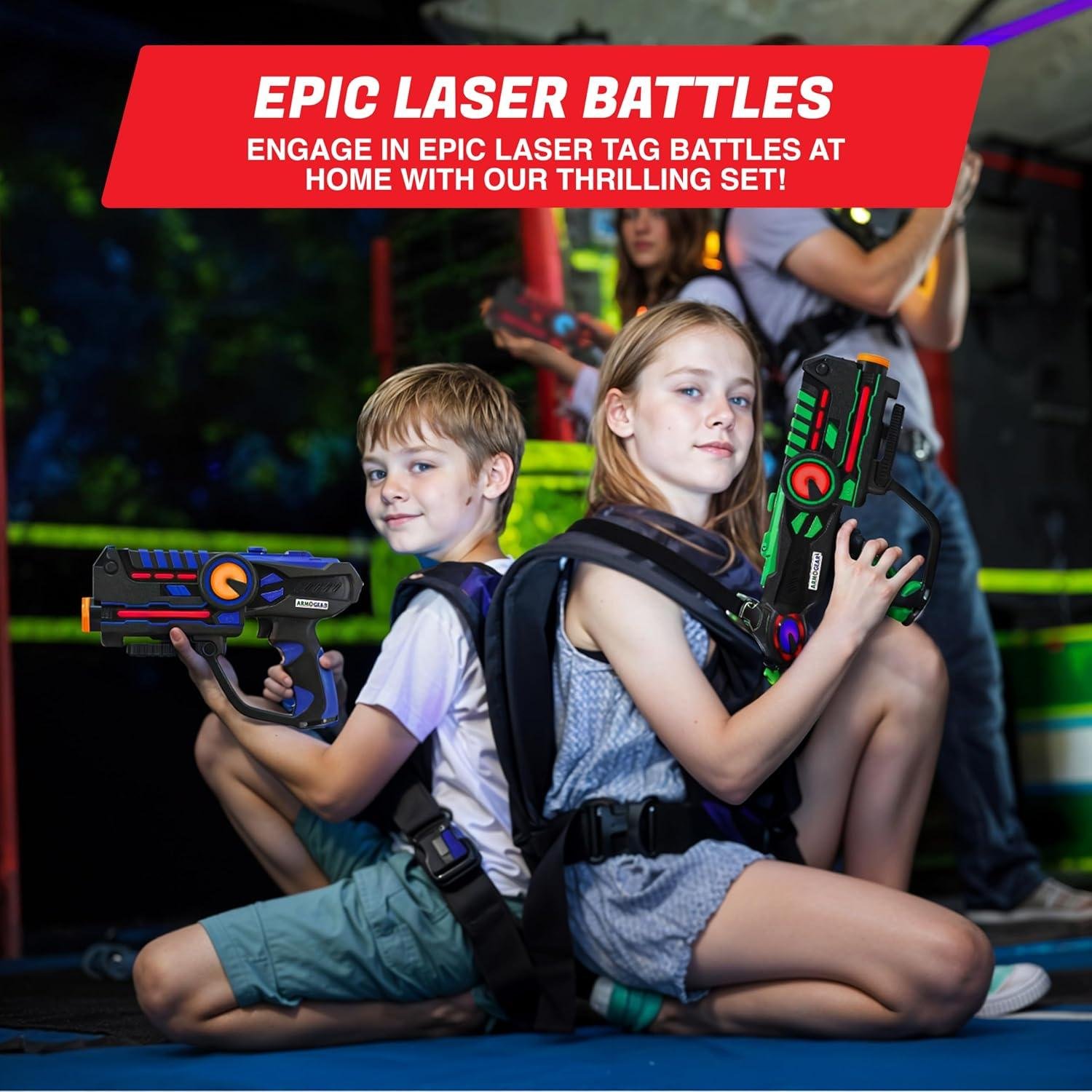 Our Backyard Battles with ArmoGear Laser Tag vests