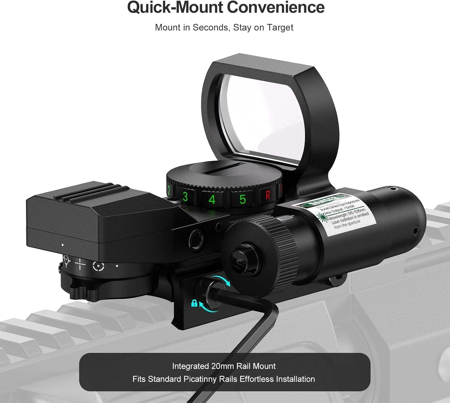 Our Take on Feyachi's‍ Reflex Sight & green Laser