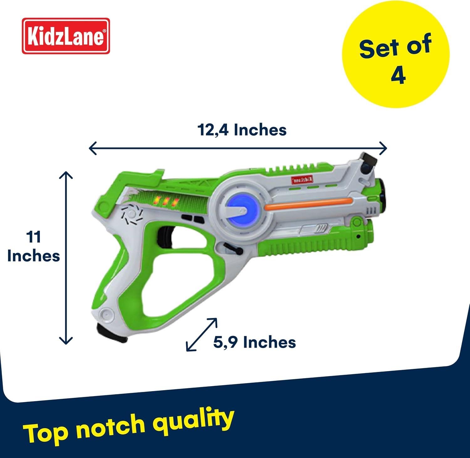 Our take on Kidzlane Laser Tag: 130 ft, 4 Modes
