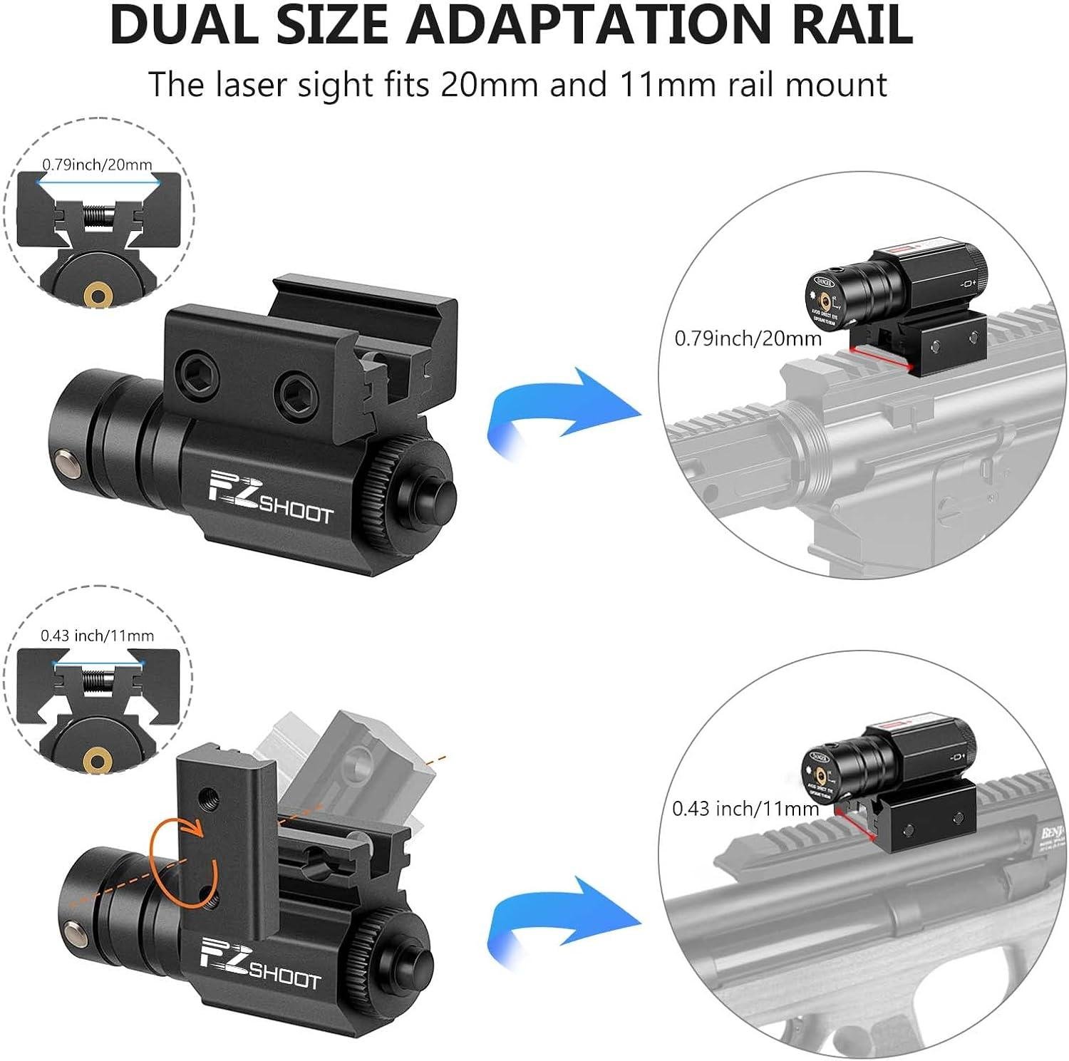Our Take: EZshoot Compact Red Laser Sight,⁤ 11/21mm Rail