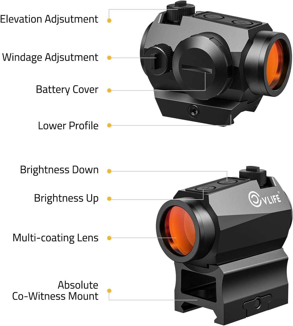 We Test ⁢CVLIFE's JackalHowl: A Motion-Awake 2MOA‌ Sight