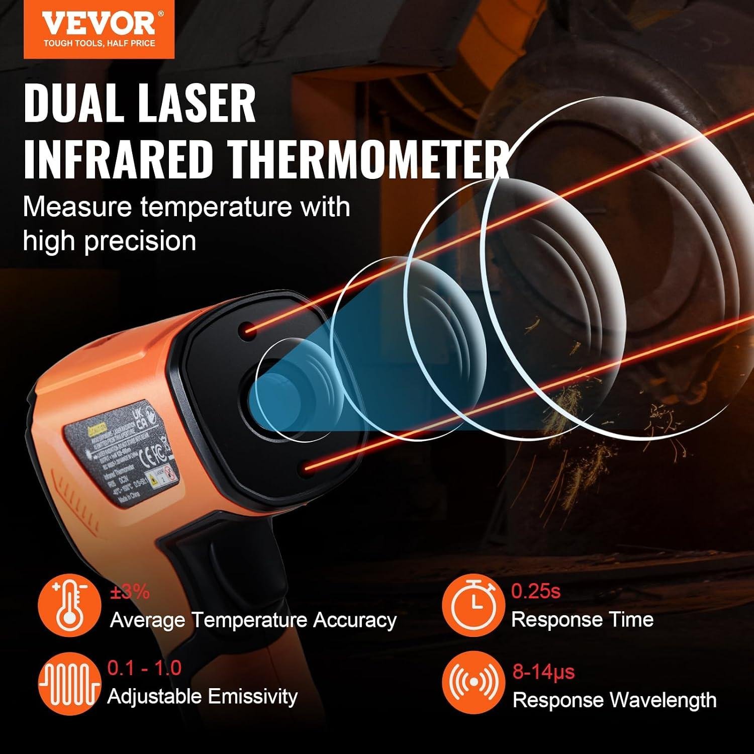 We Put VEVOR's Dual-Laser IR ‍Temp Gun to the Test