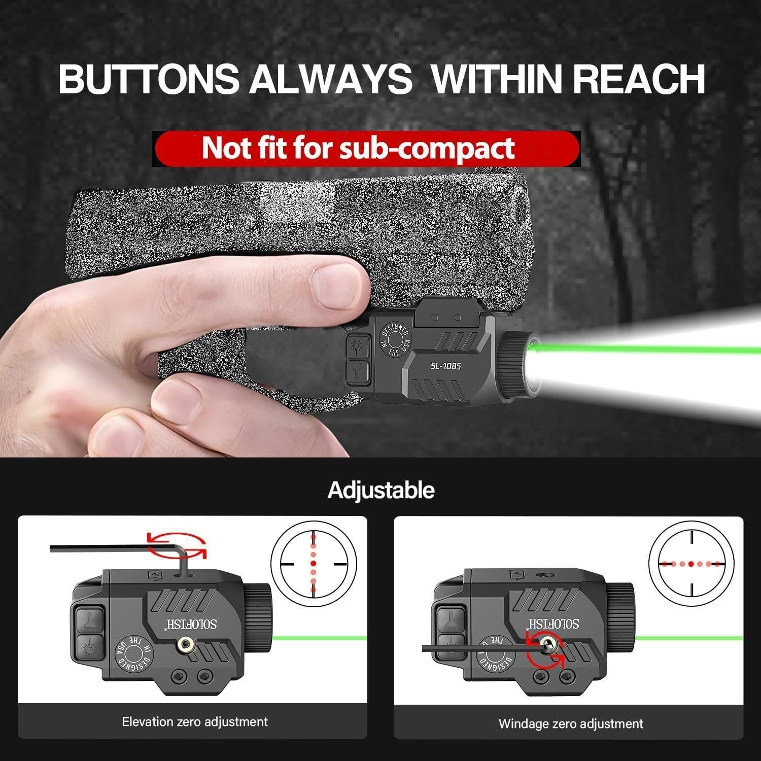 We Light the Way: Solofish 800-Lumen Pistol Light/Laser