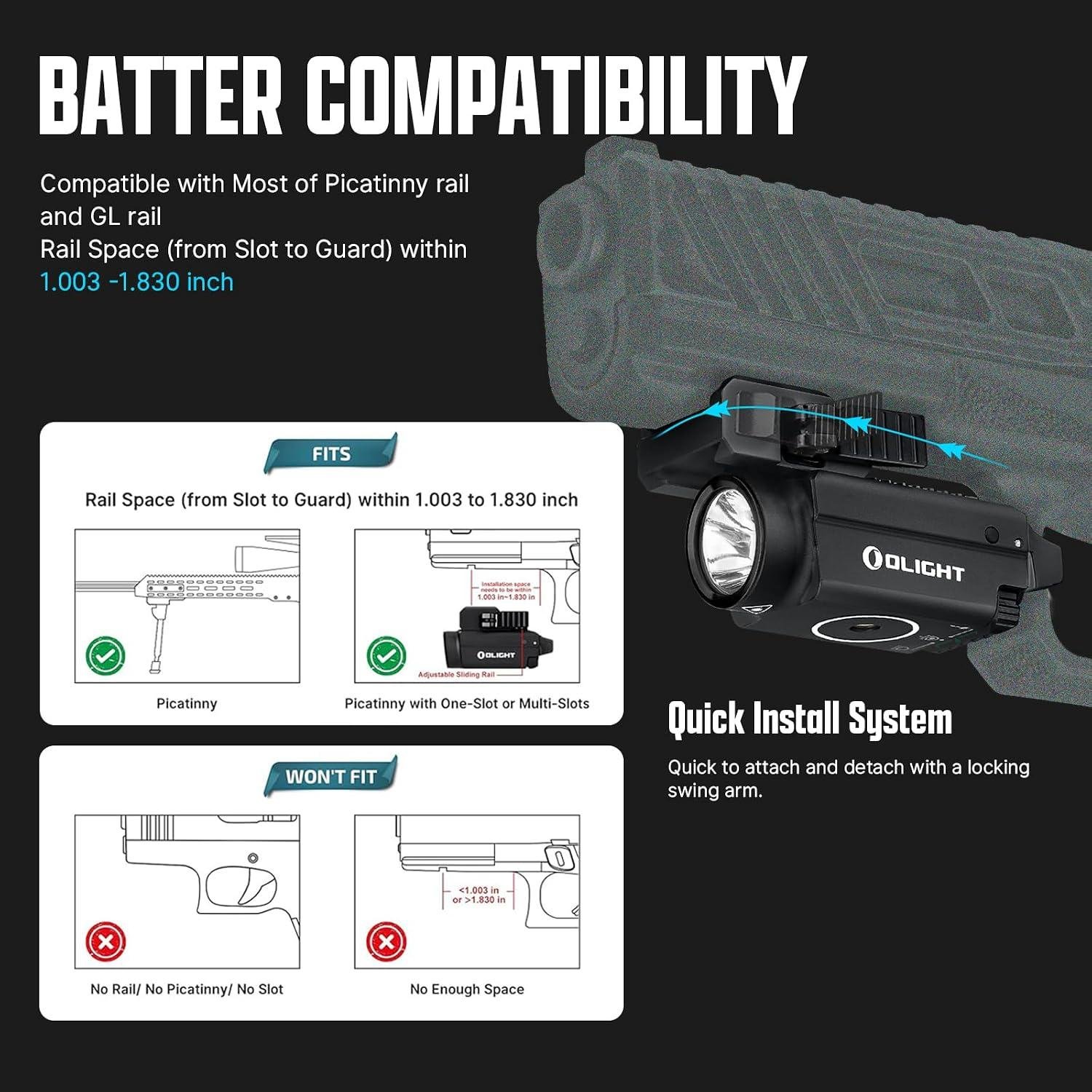 We Review OLIGHT Baldr S: 800 Lumens, Green Beam