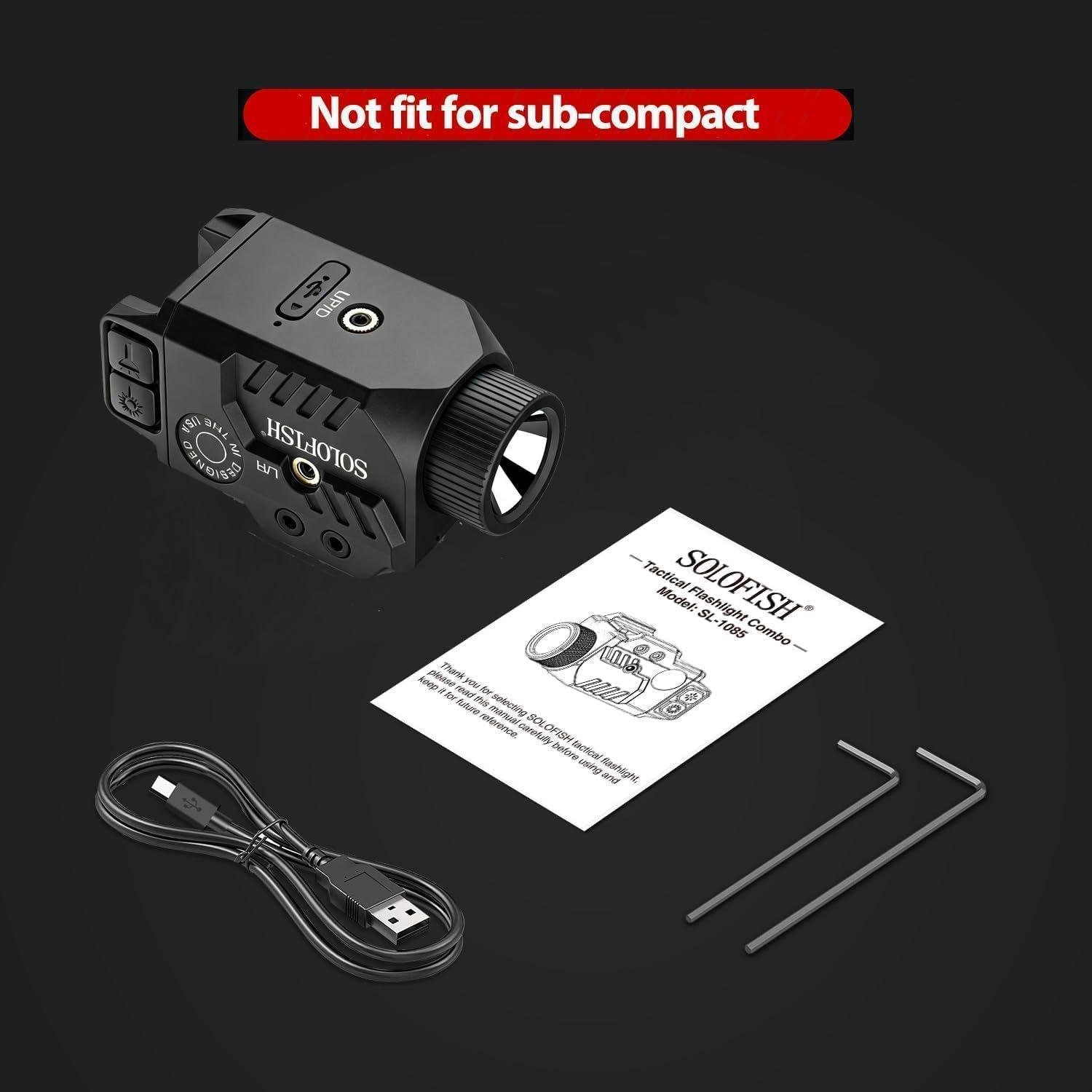 We Light the Way: Solofish 800-lumen Pistol ⁤Light/Laser