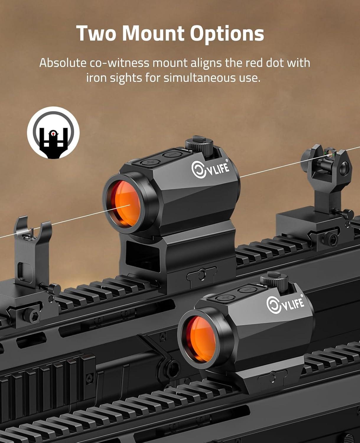 We Test CVLIFE's JackalHowl: A Motion-Awake 2MOA Sight