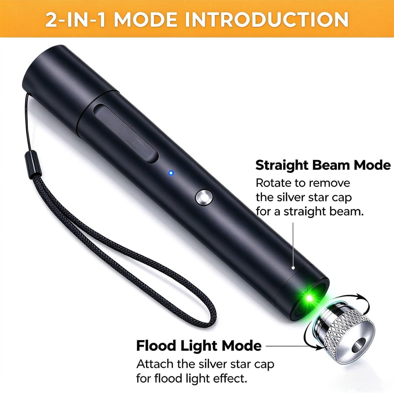 We Test a 2-in-1 USB Rechargeable green Pointer