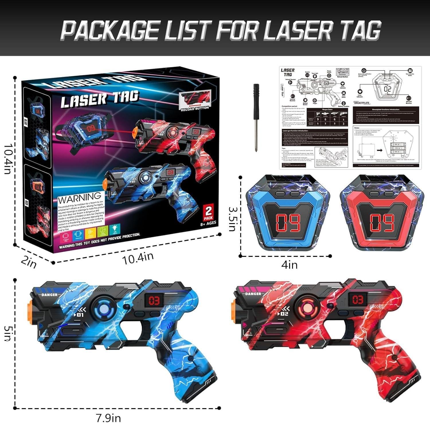 Our Review: ​OSALON Laser Tag with‍ LED Score Vests