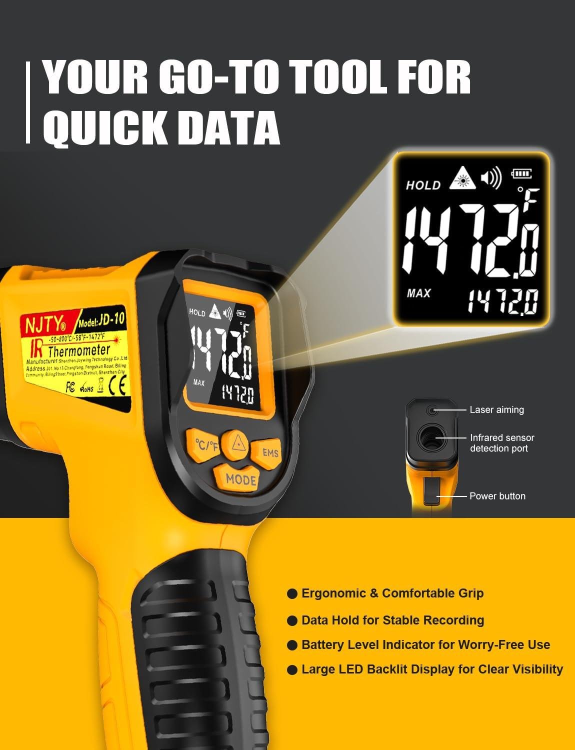 We Test the​ NJTY JD-10: Heat Sensing made Simple