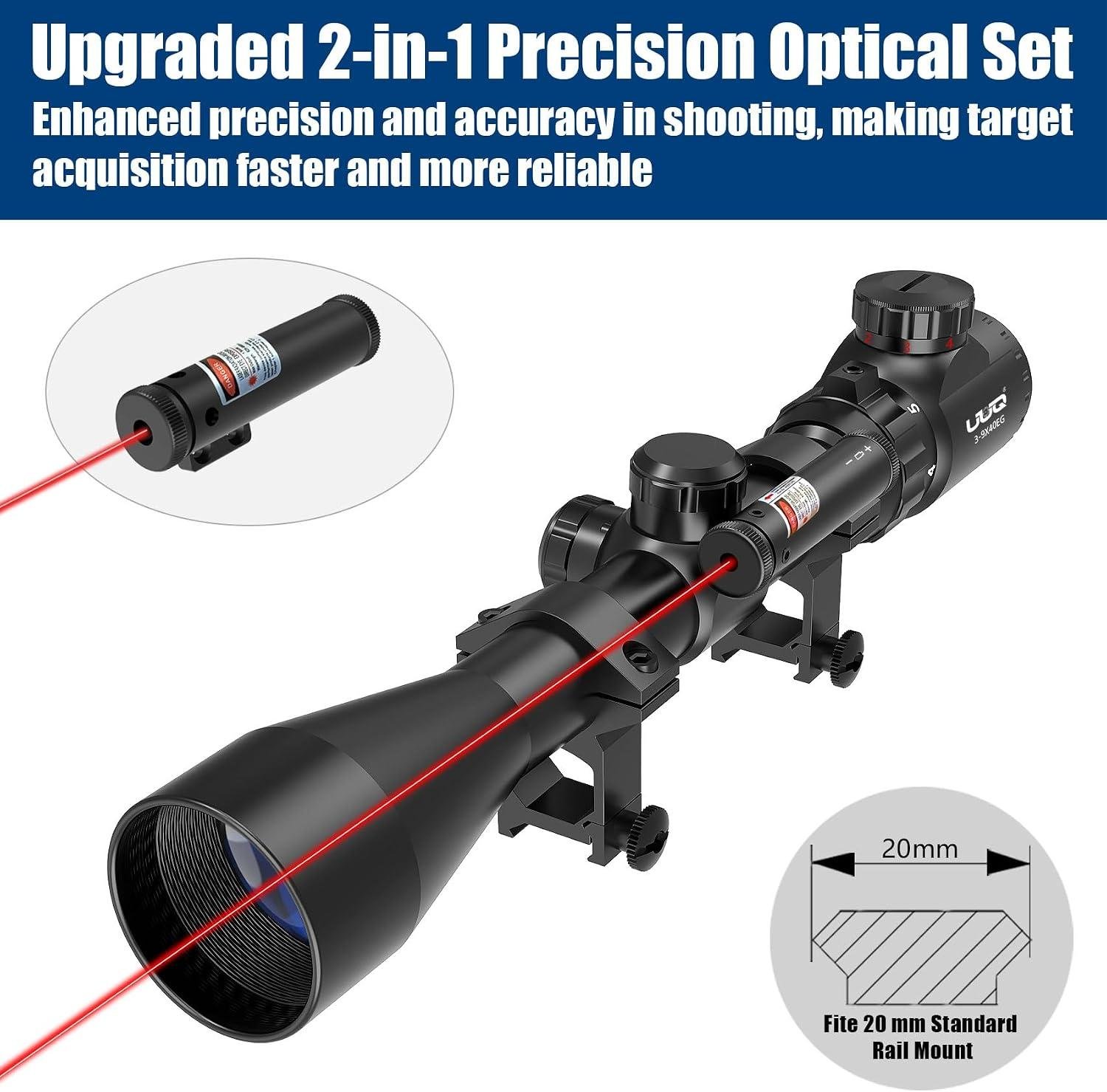 We Test⁤ UUQ's 3-9x40 Scope with Red/Green Laser